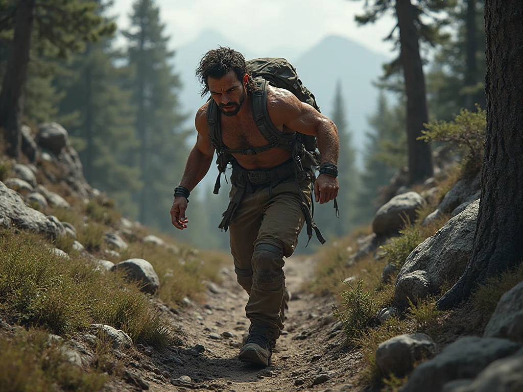 Stamina vs endurance shown by hiking long distances